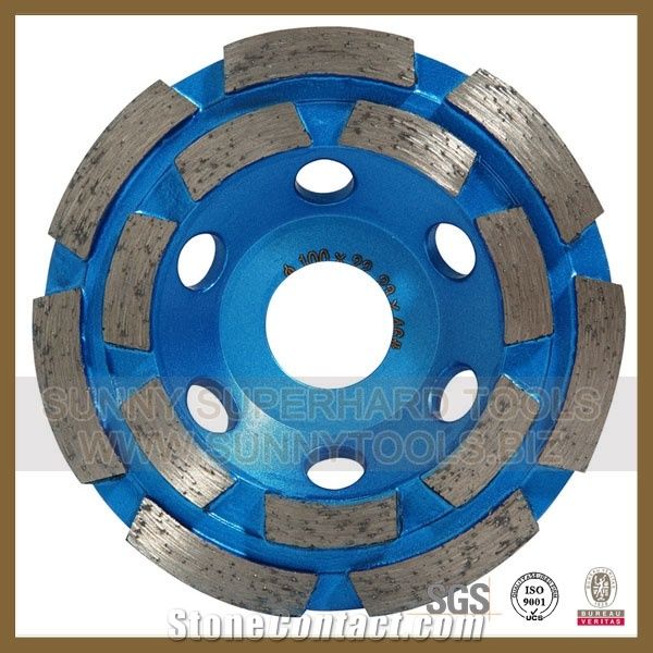 Turbo Single Double Row Diamond Cup Wheel for Stone Concrete Grinding
