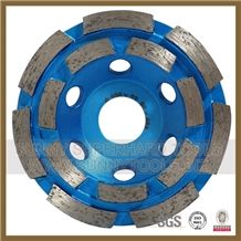 Turbo Single Double Row Diamond Cup Wheel for Stone Concrete Grinding
