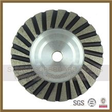 Turbo Single Double Row Diamond Cup Wheel for Stone Concrete Grinding