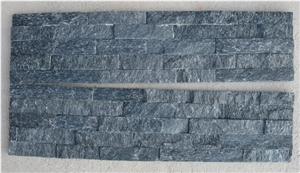 Black Quartzite Cultured Stone for Wall Decor Wall Cladding