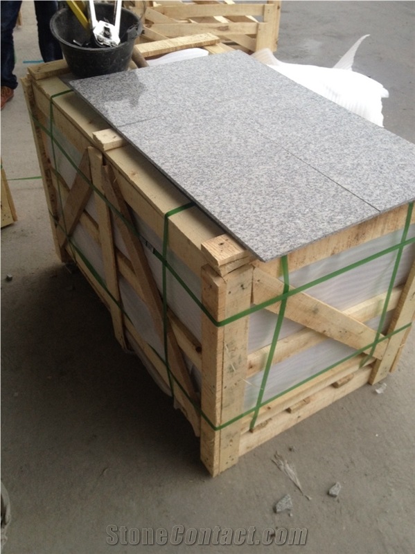 G602 Granite Tile & Slab, Grey Gris, Grey Granite, Thin Tile, Half Slab, Big Slab