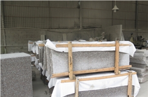 G635 Granite Stairs & Steps , Classic Pink, Pink Granite, Thin Stair Tile, Half Slab