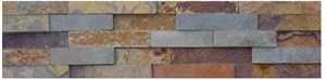 Multicolor Slate Cultured Stone for Wall Cladding