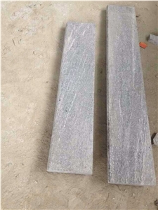 Santiago Grey Granite, Granite Steps, Stair, Riser, Bullnose, Flamed Stair, Sandblasted Stair, Staircase, Deck Stair, Stair Treads