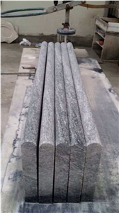 Santiago Grey Granite, Granite Steps, Stair, Riser, Bullnose, Flamed Stair, Sandblasted Stair, Staircase, Deck Stair, Stair Treads