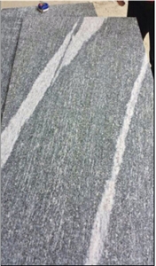 Santiago Grey Granite Slabs & Tiles, Leather Finish