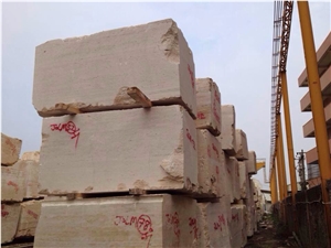 Straight Vein Marble Block