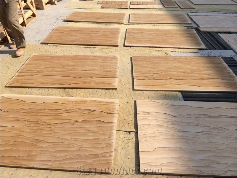 Yellow Sandstone, Vein Sandstone, Sandstone Slabs, Floor Tiles, Wall Tiles, Facade Stone, Paver Application Floor Tile, Beige Sandstone Tiles & Slabs, Sandstone Wall Tiles, Sandstone Floor Covering
