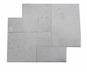 Shell Beige French Pattern Tumbled Pavers Shell Beige French Pattern Tumbled Pavers