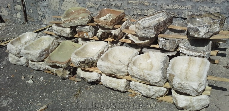 Onyx Sinks & Basins, White Onyx Sinks & Basins