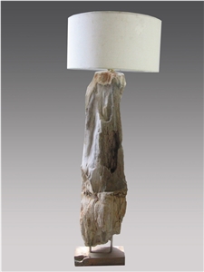 Petrified Wood Table Lamps, Lanterns
