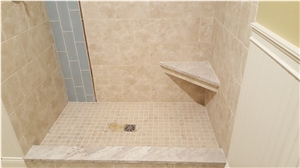 Classic Travertine Bathroom Design