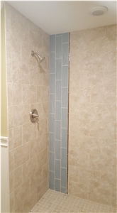 Classic Travertine Bathroom Design