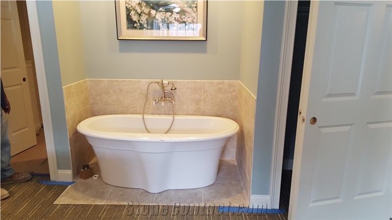 Classic Travertine Bathroom Design