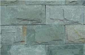 China Multicolor Slate Mushroom Stone for Wall Cladding