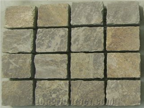Crazing Paving Flagstone on Mesh(Flag Mesh)