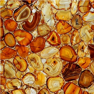Agate Stone Slabs, Semi Precious Stone Panels, Precious Stone Slabs