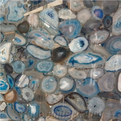 Agate Stone Slabs, Semi Precious Stone Panels, Precious Stone Slabs
