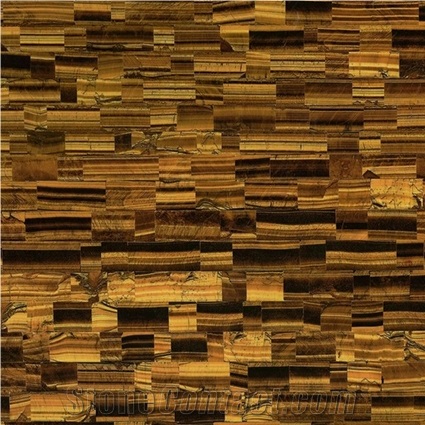 Tiger Stone Slabs, Semiprecious Stone Slabs, Semi Precious Stone Wall