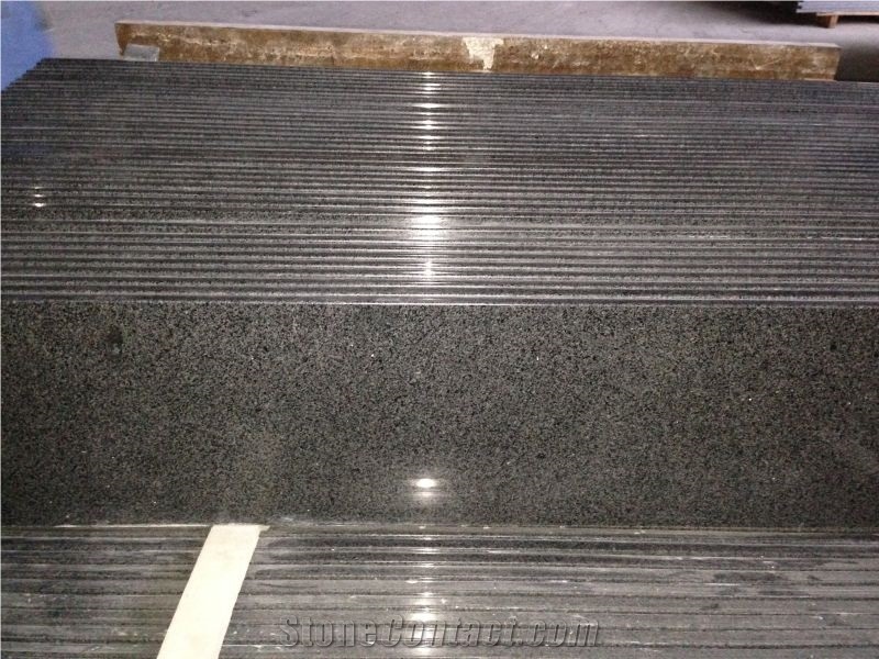 Beautiful and High Quality Dark Grey Granite Slabs & Tiles, China Black Granite