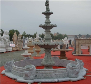 Large Outdoor Garden Water Fountain Marble Fountain