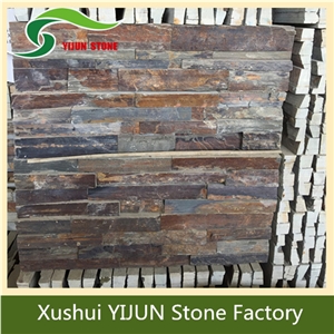 Popular Brown Slate Natural Split Cultured Decorative Wall