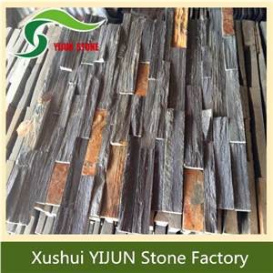 Wholesale Grey Slate Natural Exterior Stacked Ledge Stone