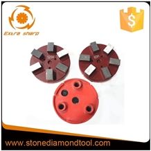 4"/100mm 3 Plugs 5 Segments Klindex Diamond Metal Grinding Disc