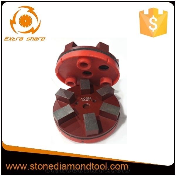 4"/100mm 3 Plugs 5 Segments Klindex Diamond Metal Grinding Disc