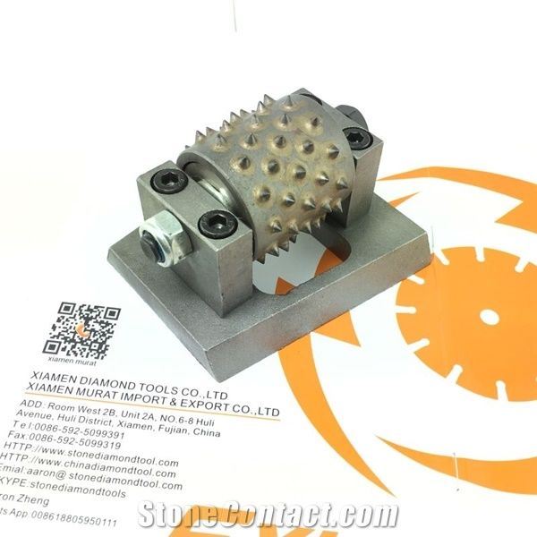 Bush Hammer Roller with Lubricant, Rotary Bush Hammer for Concrete
