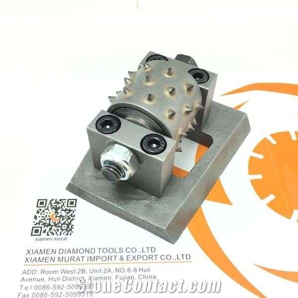 Bush Hammer Roller with Lubricant, Rotary Bush Hammer for Concrete
