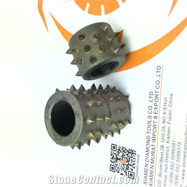 Bush Hammer Roller with Lubricant, Rotary Bush Hammer for Concrete