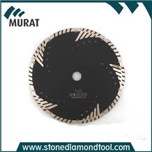 Turbo Diamond Saw Blade for Granite, Sandstone and Concrete Cutting