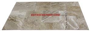 Brushed Antico Onyx Travertine Versailles Pattern, Wall Tiles