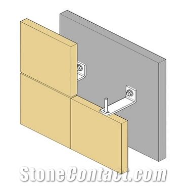 Stone Fixing Anchor Vtl-04, Granite Anchor, Wall Cladding Clamp, Anchor, Stone Anchorage, Marble Anchor, Masonry Anchorage, Stone Bracket