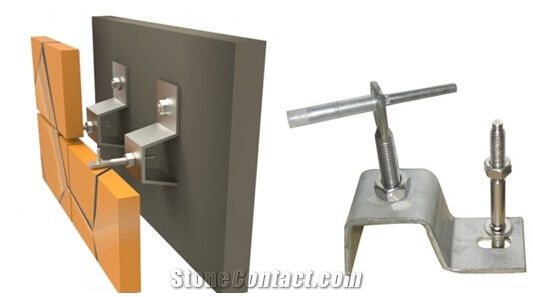 Wall Cladding Anchor Vtl-01 / Stone Fixing Anchor / Granite Anchor/ Fixing System / Z Bracket / Stone Anchorage / Cladding Bracket