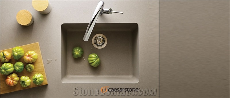 Caesarstone 4003 Sleek Concrete Kitchen Countertop
