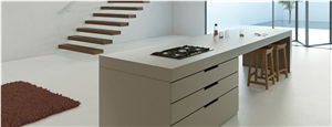 Caesarstone 4003 Sleek Concrete Kitchen Countertop