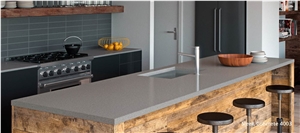 Caesarstone 4003 Sleek Concrete Kitchen Countertop