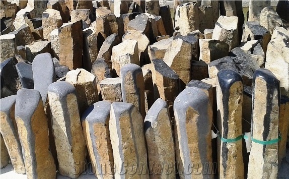 Columns, Marble Monolith for Garden