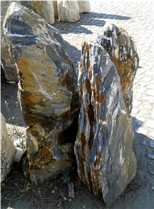 Columns, Marble Monolith for Garden