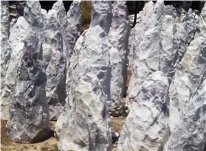 Columns, Marble Monolith for Garden