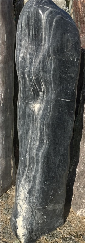 Polished Columns, Marble Monolith, Garden Rock Stone