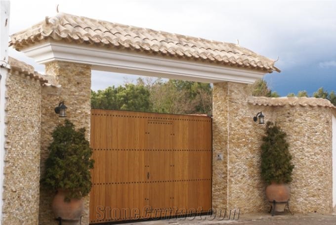Travertino Amarillo Wall Cladding Panels