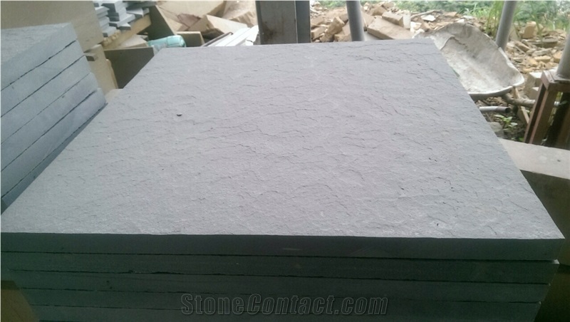Flamed Grey Sandstone Tiles & Slabs, Floor Tiles, Flooring Tiles