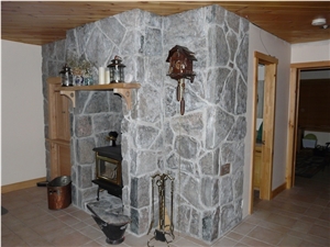 Granite Veneer Fireplace Decoration