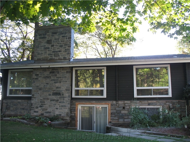 Granite Veneer Ledge Rock, Ashlar