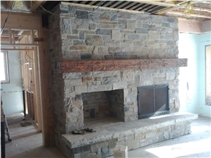 Granite Veneer Ledge Rock, Ashlar