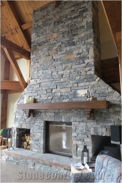 Granite Veneer Ledge Rock, Ashlar