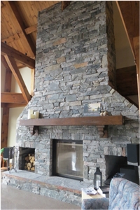 Granite Veneer Ledge Rock, Ashlar